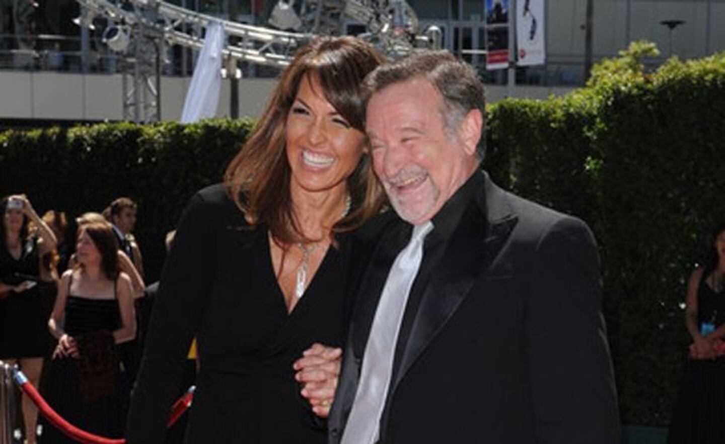 Robin Williams y su flamante (y tercera) esposa, Susan Schneider. (Foto: Web)