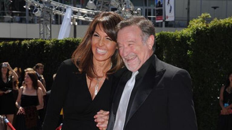 Robin Williams y su flamante (y tercera) esposa, Susan Schneider. (Foto: Web)