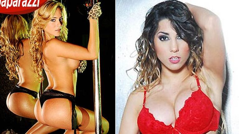 Rocío Gancedo y Cinthia Fernández. (Fotos: Paparazzi y Web)