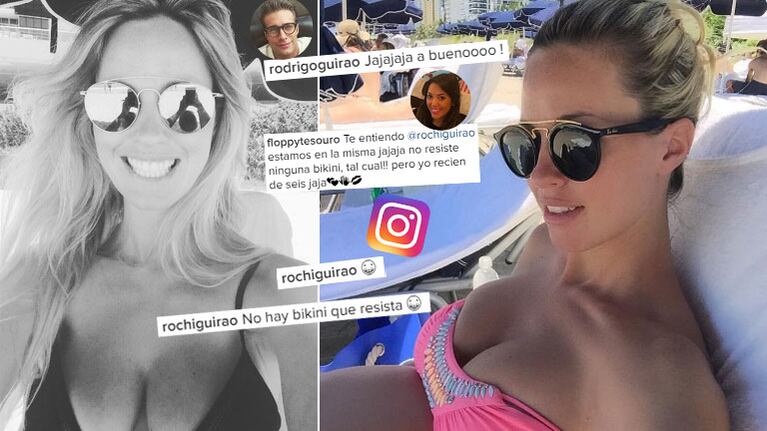 Rocío Guirao Díaz, divertida con su escote ‘embarazoso’. (Foto: Instagram)