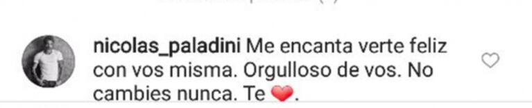 Rocío Guirao Díaz se cruzó con una seguidora por sus fotos hot: el mensaje de apoyo de Nicolás Paladini