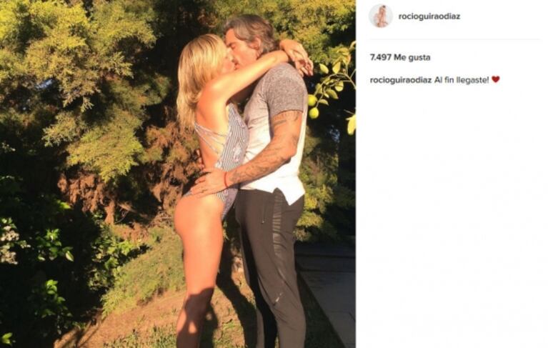 Rocío Guirao Díaz y una apasionada bienvenida a su marido tras volver de un viaje: "¡Al fin llegaste!" 