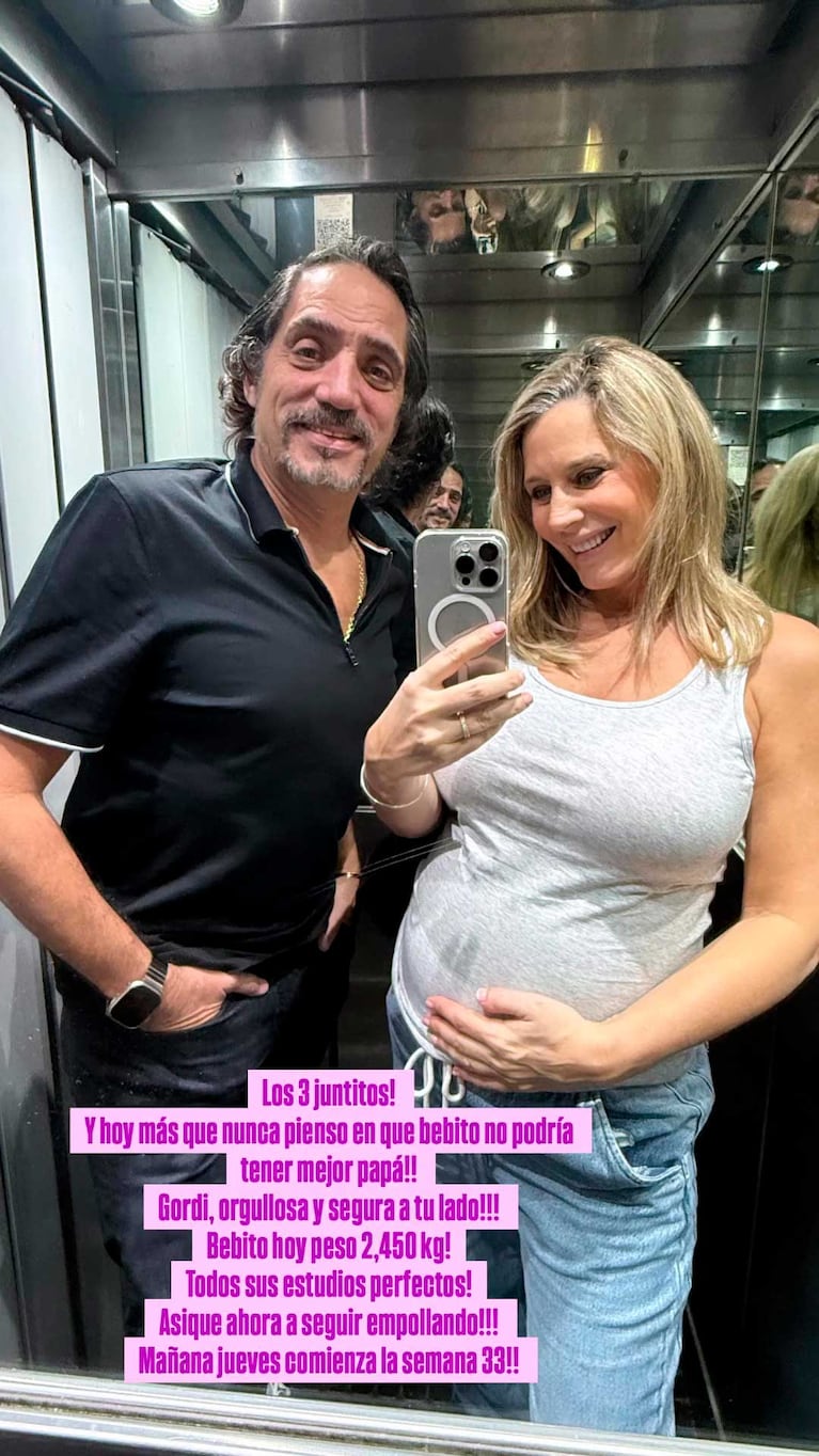 Rocío Marengo bancó a Eduardo Fort tras el embargo multimillonario que sufrió (Foto: Instagram @marengorocio)