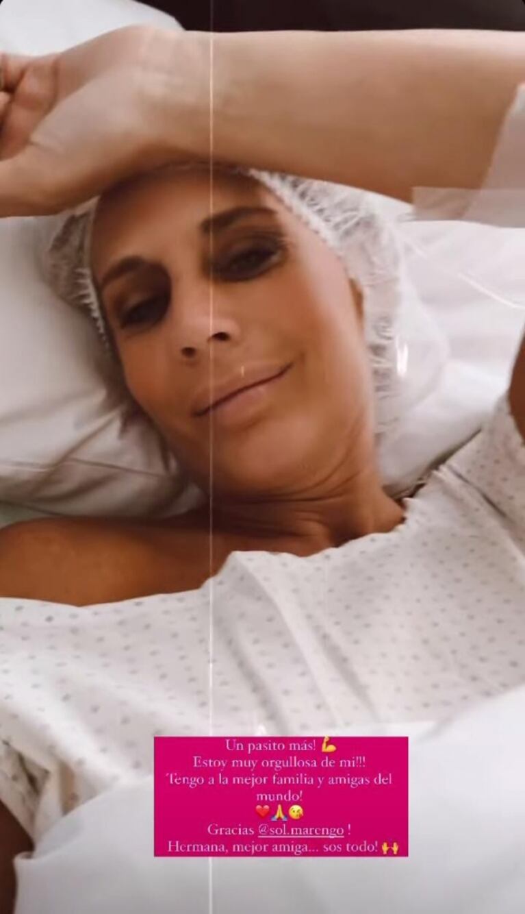 Rocío Marengo comenzó su tratamiento para ser mamá: las fotos y su emoción desde la clínica 