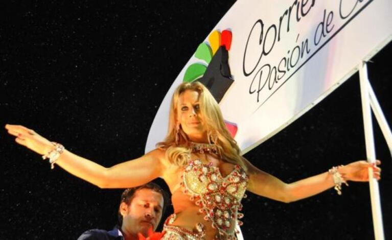 Rocío Marengo fue la estrella del carnaval de Corrientes. (Foto: Prensa)