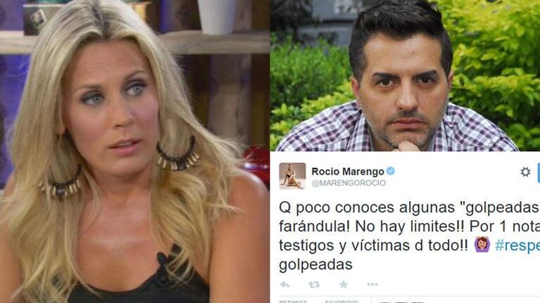 Rocío Marengo generó mucha controversia y De Brito salió al cruce (Fotos: Web). 