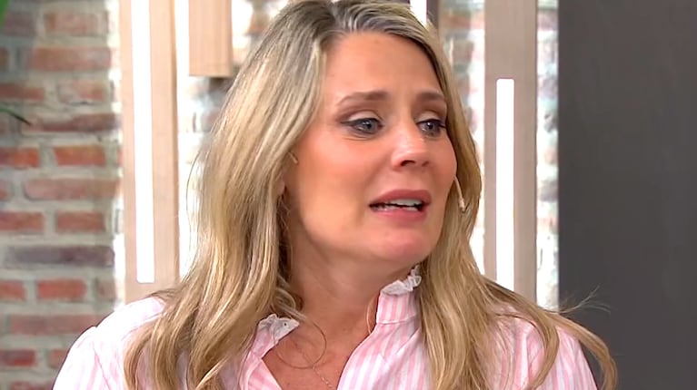 Rocío Marengo se quebró en vivo: la señal de su papá el día que nació su hijo (captura de elnuevo)