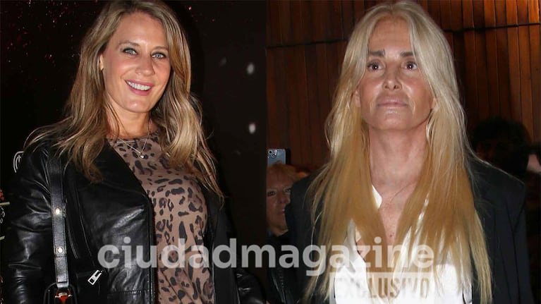 Rocío Marengo y Mercedes Sarrabayrouse en el musical de Sandro (Fotos: Movilpress).