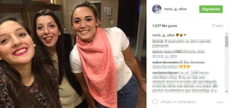 Rocío Oliva con Jana Maradona, cómplices en Buenos Aires: "Almorzando con Janita" 