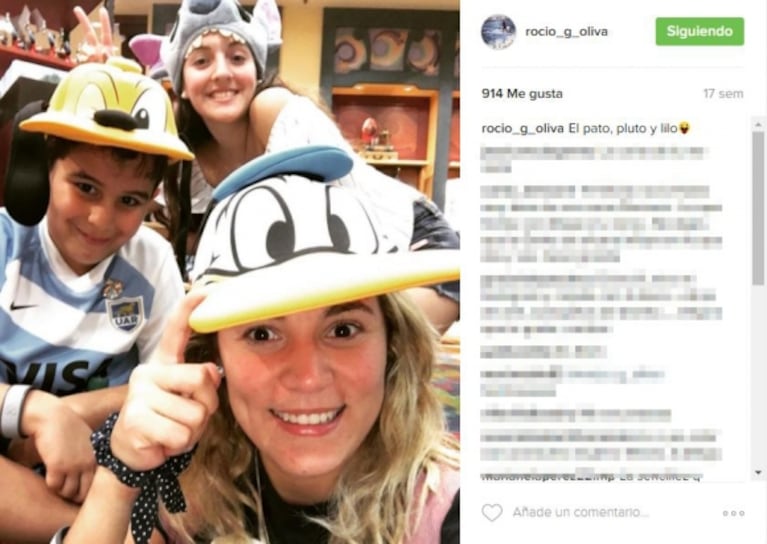 Rocío Oliva con Jana Maradona, cómplices en Buenos Aires: "Almorzando con Janita"