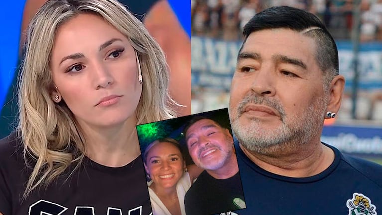 Rocío Oliva recordó a Diego Maradona con una foto juntos en medio de la polémica por sus gastos millonarios: Hace un año exacto