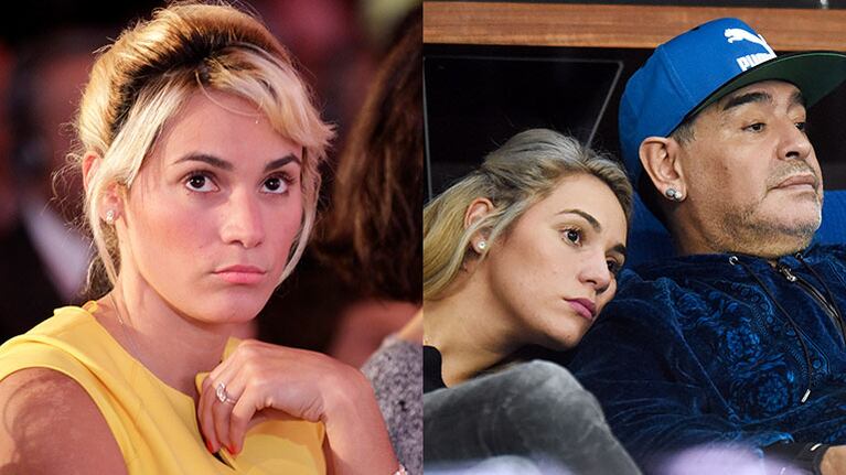 Rocío Oliva y Diego Maradona