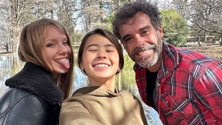 Rocío Pardo, Rufina Cabré y Nicolás Cabré
