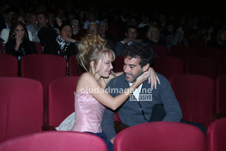 Rocío Pardo y Nicolás Cabré. Foto: Movilpress