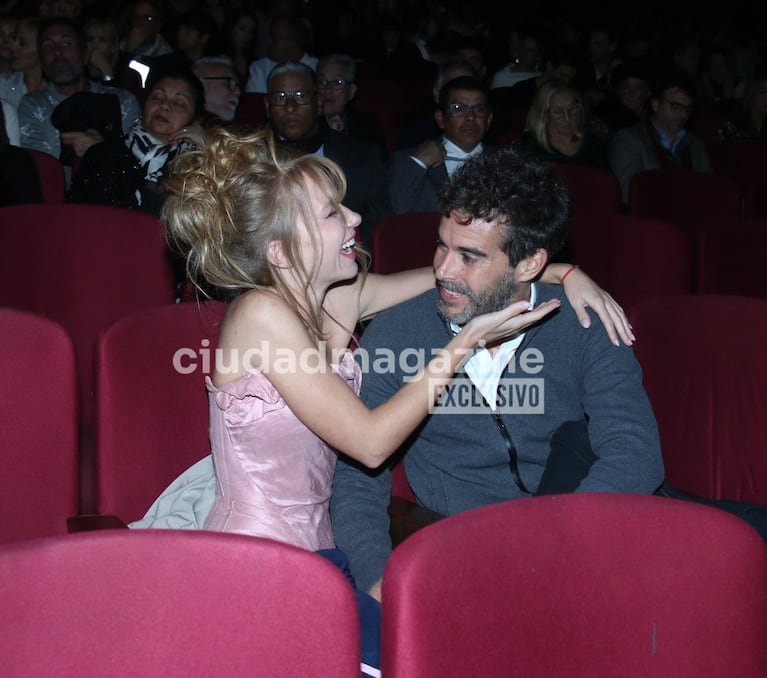Rocío Pardo y Nicolás Cabré. Foto: Movilpress