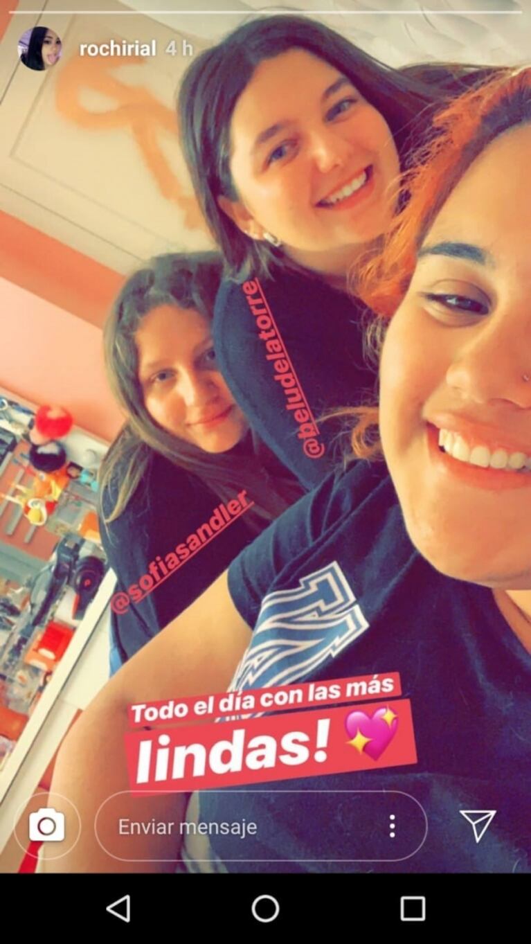 Rocío Rial regresó a la Argentina de su viaje de estudios: la reacción de Rial