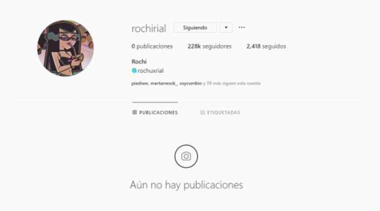 Rocío Rial y su drástica decisión en Instagram: borró todas sus fotos de la red social