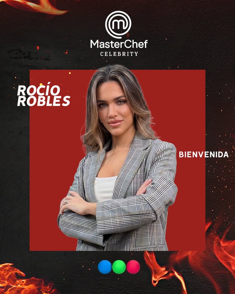 Rocío Robles en MasterChef Celebrity (Foto: Instagram @
masterchefargentina)