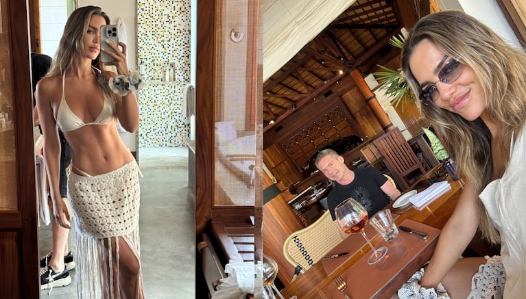 Rocío Robles y Adrián Suar, de vacaciones en Colonia: las mejores fotos