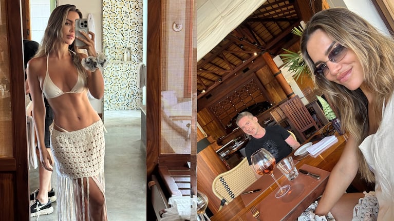 Rocío Robles y Adrián Suar, de vacaciones en Colonia: las mejores fotos