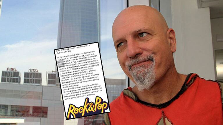 Rock & Pop no pasará más música de Gustavo Cordera. (Foto: Web)