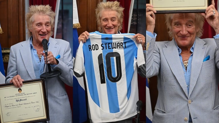 Rod Stewart fue declarado Huésped de Honor de la Ciudad de Buenos Aires