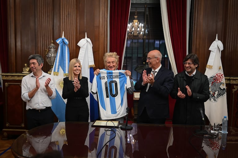 Rod Stewart fue declarado Huésped de Honor de la Ciudad de Buenos Aires