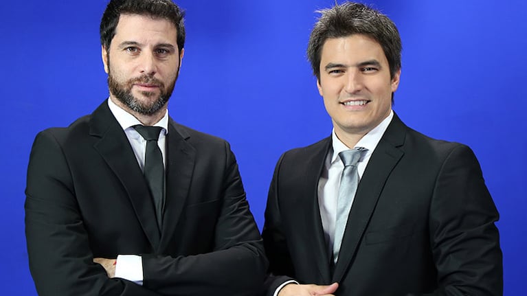 Rodolfo de Paoli y Ariel Senosiain, la dupla de relator y comentarista que estará en las transmisiones de los partidos de Argentina en Rusia 2018.