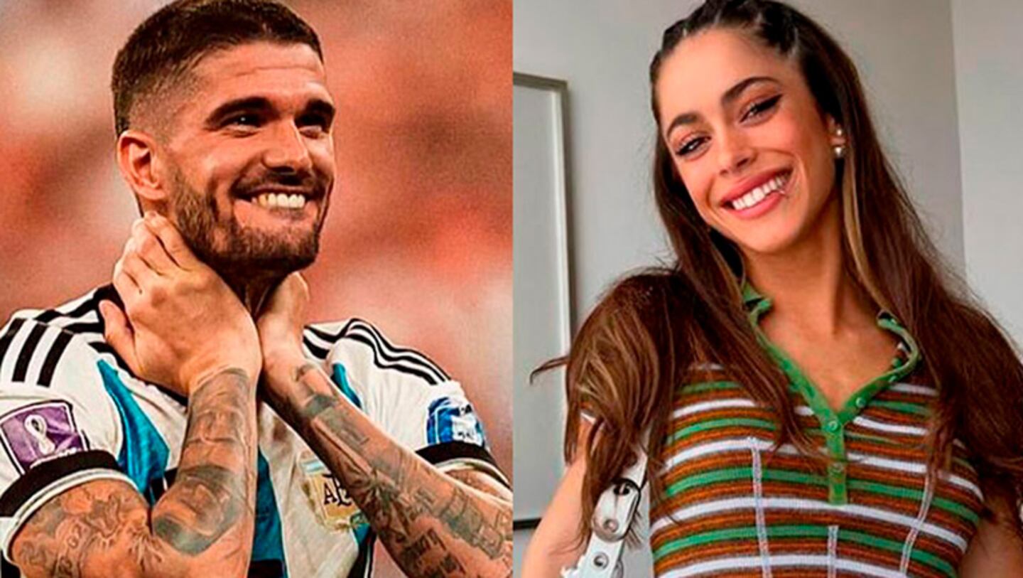 Rodrigo de Paul compartió esta foto inédita con Tini Stoessel en pleno escándalo con Cami Homs.