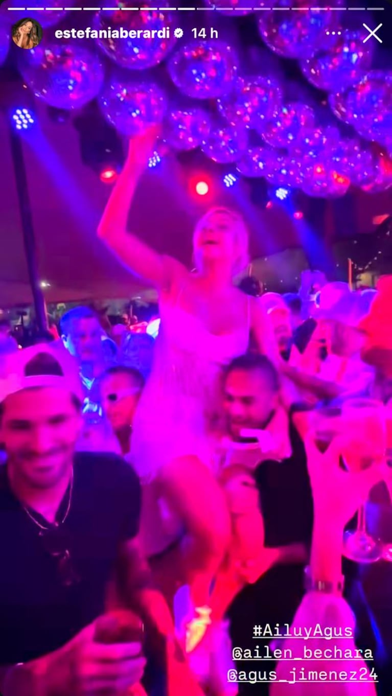 Rodrigo de Paul en el casamiento de Ailén Bechara y Agustín Jiménez (Foto: Instagram).