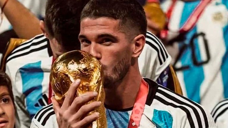 Rodrigo de Paul en el Mundial Qatar 2022.
