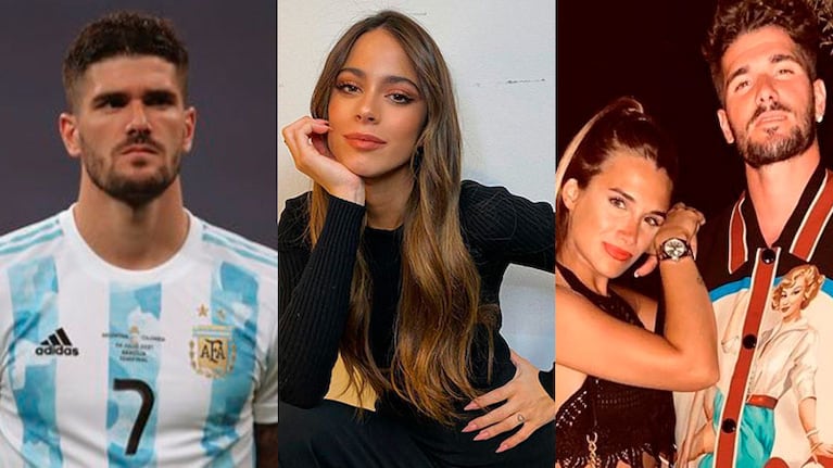 Rodrigo de Paul, enamorado de Tini Stoessel, borró sus likes y comentarios en las redes de Camila Homs.