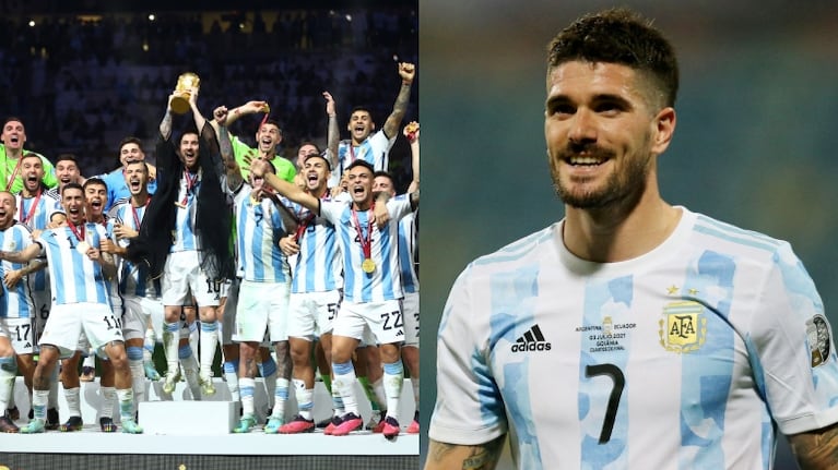 Rodrigo De Paul fue elegido como el futbolista argentino más lindo del Mundial Qatar 2022 (Fotos: Agencia Reuter)