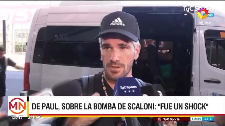 Rodrigo de Paul habló de las sorpresivas declaraciones de Lionel Scaloni: “Fue un shock”