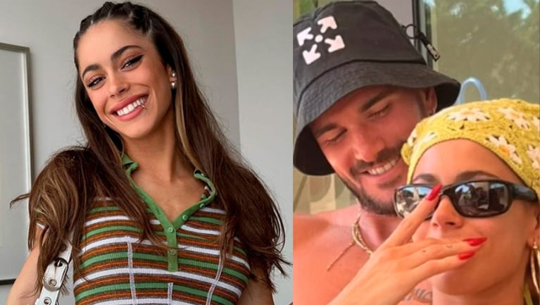 Rodrigo de Paul reaccionó picante a una foto de Tini Stoessel en bikini.