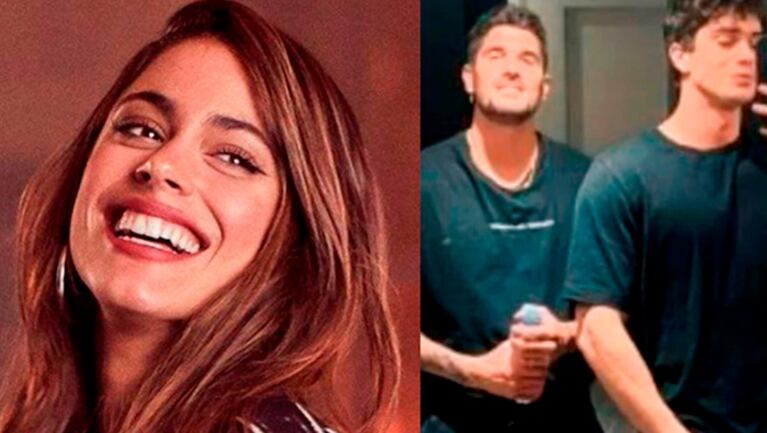 Rodrigo de Paul se mostró compinche con Fran, el hermano de Tini Stoessel.