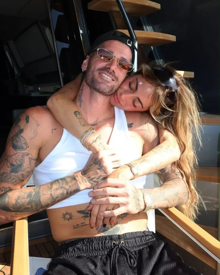 Rodrigo De Paul y Tini Stoessel.