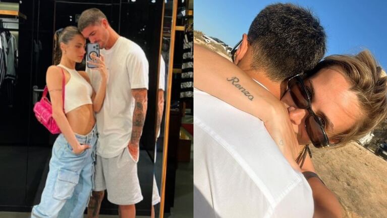 Rodrigo de Paul y Tini Stoessel compartieron postales románticas desde Ibiza, donde también está Camila Homs