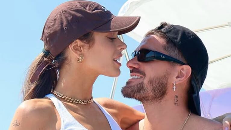 Rodrigo de Paul y Tini Stoessel. Foto: IG | rodridepaul