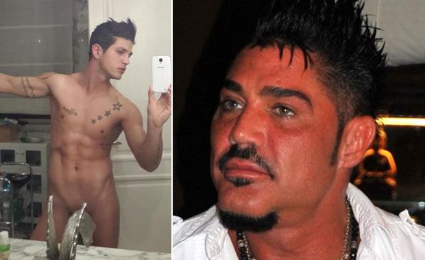 Rodrigo Díaz y una foto (muy) osada en la Web. Fort, agradecido. (Foto: Twitter)