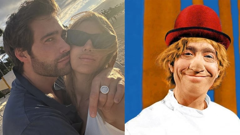 Rodrigo Guirao Díaz, Arianna Aragón y el payaso Fofó