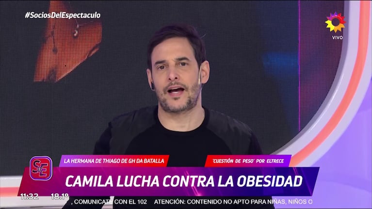 Rodrigo Lussich en Socios del Espectáculo.