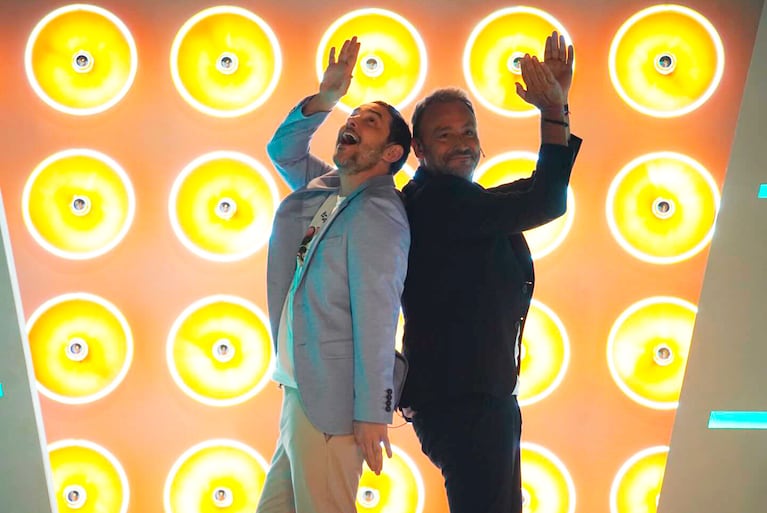 Rodrigo Lussich y Adrián Pallares. (Foto: @Intrusos)