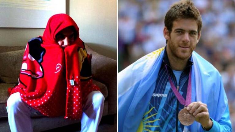 Roger Federer y Juan Martín del Potro, chicaneros en Twitter. (Foto: Web)
