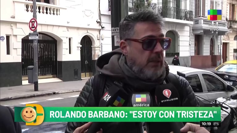 Rolando Barbano habó con la prensa sobre la decisión de Marina Calabró.