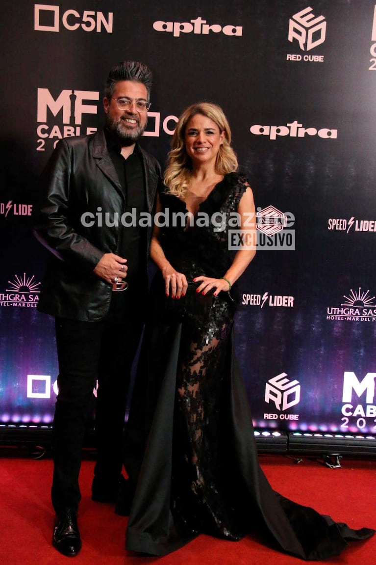 Rolando Barbano y Marina Calabro (Foto: Movilpress)