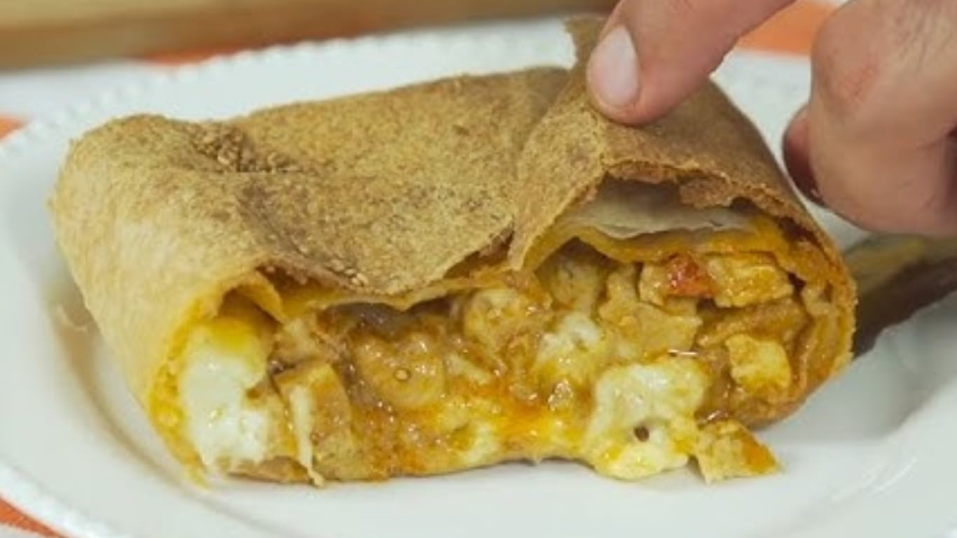 roll, pollo, crocante