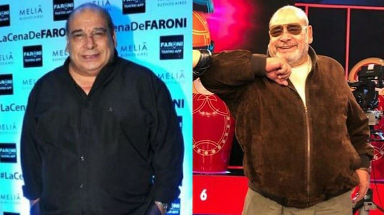 Roly Serrano relató el radical cambio corporal que experimentó en cuarentena: Bajé 22 kilos