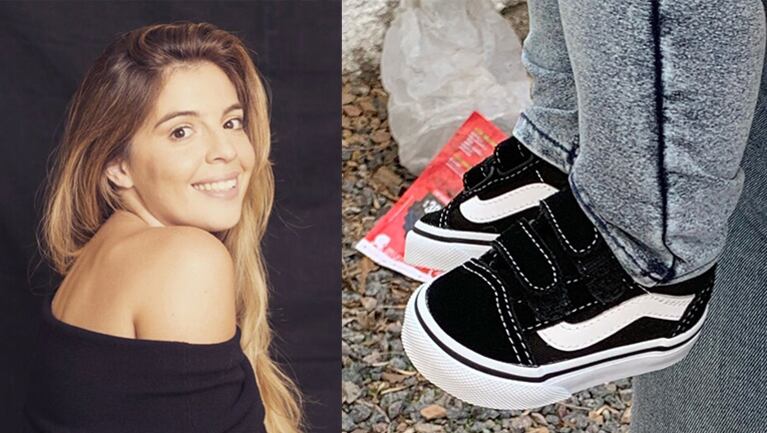 Roma cumplió seis meses y estrenó zapatillas.