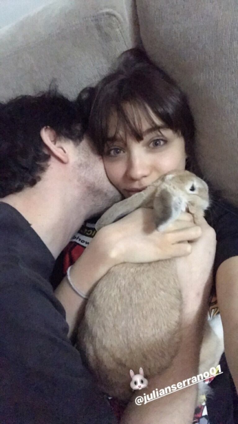 Romántica postal de Malena Narvay y Julián Serrano después del escandaloso rumor de affaire con Sofi Morandi